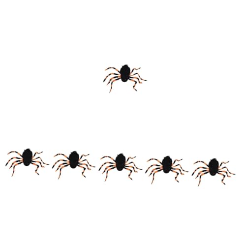 PACKOVE 6St Spinnenrucksack Spinnenrückseitendekoration Halloween-Spinnenspielzeug Tasche von PACKOVE