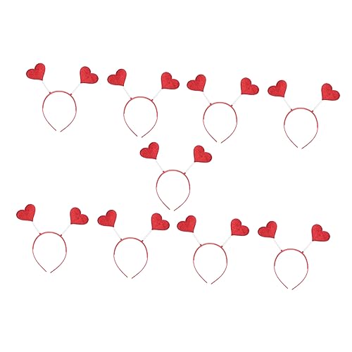 PACKOVE 9 Stück Teiliges Valentinstag Haarband mit Herzförmigen Haarschmuck für Partys und Rote Herzen Haarreifen für Mädchen Gestalteter Kopfschmuck PACKOVE 9 Stück Teiliges Valentinstag Haarband mit Herzförmigen Haarschmuck für Partys und Rote Herzen Haarreifen für Mädchen Gestalteter Kopfschmuck von PACKOVE