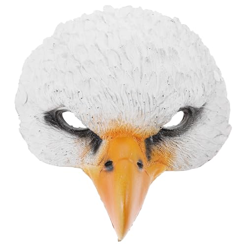 PACKOVE Adlermaske Neuheit Adlermaske Halbgesicht Leder Adler Tiermaske Für Party Cosplay Party Requisiten Maskerade von PACKOVE