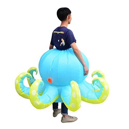PACKOVE Aufblasbares Octopus Kostüm für Partys Lustige Cosplay Verkleidung Batterie und Atmungsaktiv PACKOVE Aufblasbares Octopus Kostüm für Partys Lustige Cosplay Verkleidung Batterie und Atmungsaktiv von PACKOVE