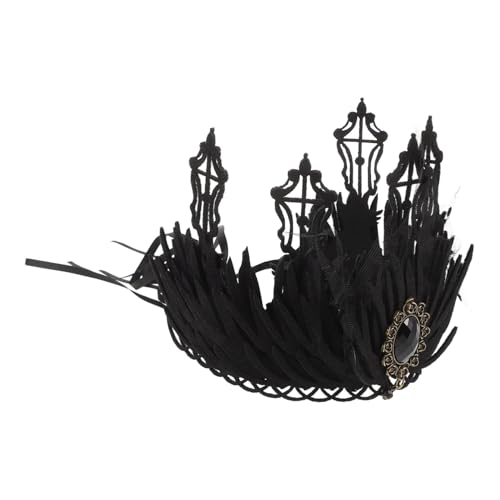PACKOVE Barocke Tiara für Damen Haaraccessoire für Hochzeiten Cosplay Halloween Kostüme Leicht und Komfortabel für Königinnen Outfits von PACKOVE