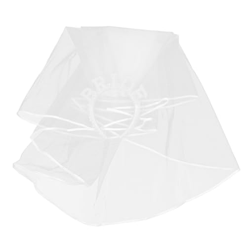 PACKOVE Braut Stirnband Mit Perlen Und Schleier Hochzeitsaccessoire Für Braut Für Und Junggesellinnenabschied Komfortabel Und PACKOVE Braut Stirnband Mit Perlen Und Schleier Hochzeitsaccessoire Für Braut Für Und Junggesellinnenabschied Komfortabel Und von PACKOVE