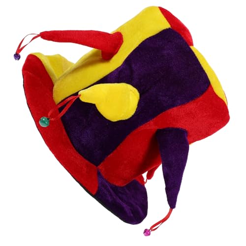 PACKOVE Clown Hut mit Glocken Lustige Karnevalsmütze für Männer und Frauen für Kostümpartys Cosplay Bühnenaufführungen und Festivals Orange Design PACKOVE Clown Hut mit Glocken Lustige Karnevalsmütze für Männer und Frauen für Kostümpartys Cosplay Bühnenaufführungen und Festivals Orange Design von PACKOVE