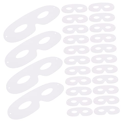 PACKOVE DIY Blanko Masken Set Papiermasken für Halloween und Partys Unbemalt Basteln und Gestalten für Erwachsene für Tanzveranstaltungen und Feierlichkeiten von PACKOVE