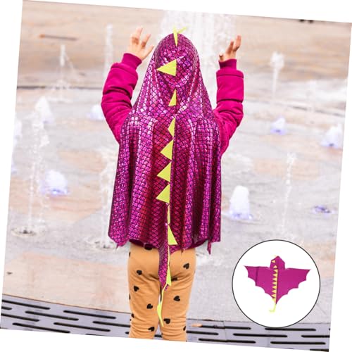 PACKOVE Dinosaurier Kostüm Umhang mit Kapuze Halloween Cosplay Cape für Mädchen und Jungen Party Verkleidungskostüm Langer Dino Umhang für Kostümpartys und Aufführungen PACKOVE Dinosaurier Kostüm Umhang mit Kapuze Halloween Cosplay Cape für Mädchen und Jungen Party Verkleidungskostüm Langer Dino Umhang für Kostümpartys und Aufführungen von PACKOVE