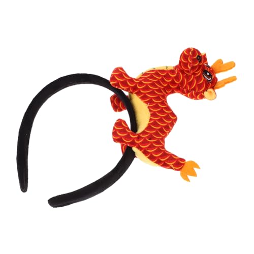 PACKOVE Drachen Jahr Haarreif für Erwachsene Einzigartiger Party Haarreifen mit Niedlicher Drachenfigur Neujahrs Stirnband Festlicher Kopfschmuck für Feierlichkeiten und PACKOVE Drachen Jahr Haarreif für Erwachsene Einzigartiger Party Haarreifen mit Niedlicher Drachenfigur Neujahrs Stirnband Festlicher Kopfschmuck für Feierlichkeiten und von PACKOVE