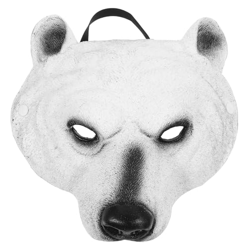 PACKOVE Tier Rollenspielmaske Halloween Tiermasken Tiermasken 3D Tier Party Maske Eisbärenmaske Halloween Kostüm Masken Für Eine Halloween Kostümparty PACKOVE Tier Rollenspielmaske Halloween Tiermasken Tiermasken 3D Tier Party Maske Eisbärenmaske Halloween Kostüm Masken Für Eine Halloween Kostümparty von PACKOVE