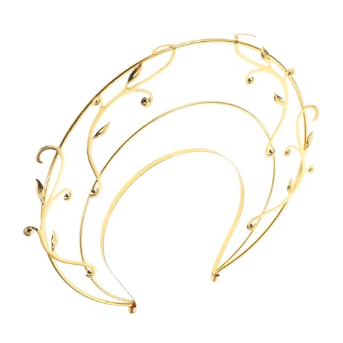 PACKOVE Eleganter Doppellagiger Goldener Damen Haarreif mit Filigranem Spitzen Design Sichere Vielseitiges Kostüm Accessoire für Bälle Partys Hochzeiten und Fantasy Mottopartys PACKOVE Eleganter Doppellagiger Goldener Damen Haarreif mit Filigranem Spitzen Design Sichere Vielseitiges Kostüm Accessoire für Bälle Partys Hochzeiten und Fantasy Mottopartys von PACKOVE