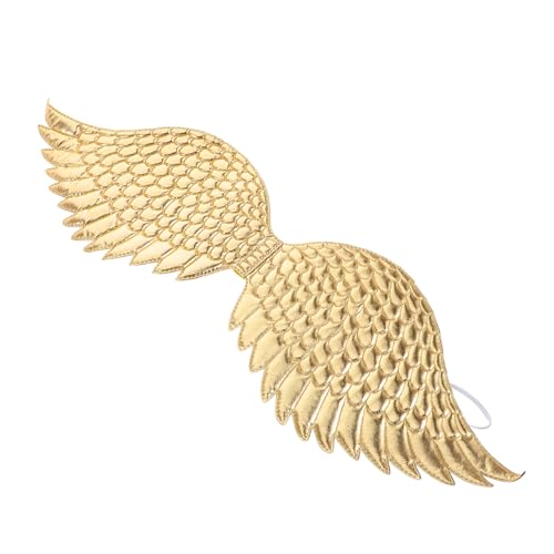 PACKOVE Engelsflügel für Goldene Verkleidung für Halloween Kostümparty und Karneval für Cosplay und Bühnenaufführungen und Perfektes Accessoire für Mädchen PACKOVE Engelsflügel für Goldene Verkleidung für Halloween Kostümparty und Karneval für Cosplay und Bühnenaufführungen und Perfektes Accessoire für Mädchen von PACKOVE