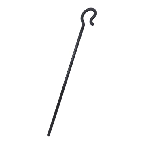 PACKOVE Ergonomischer Zauberstab Gehstock Halloween Kostüm Requisite für Cosplay Party Bühnenauftritte Vielseitiger Schwarzer Walking Cane für Festliche Atmosphäre PACKOVE Ergonomischer Zauberstab Gehstock Halloween Kostüm Requisite für Cosplay Party Bühnenauftritte Vielseitiger Schwarzer Walking Cane für Festliche Atmosphäre von PACKOVE