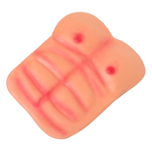 PACKOVE Falsche Muskelbrust Robustem Bequeme Vielseitig für Karneval Cosplay Maskenball Herren Fake Muscle Kostüm für Party und Verkleidung von PACKOVE