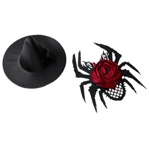 PACKOVE Faszinierendes Halloween Spinnen Haarteil Damen Vintage Fascinator Headpiece für Party Tee und Cocktailveranstaltungen Eleganter Kopfschmuck Leicht Tragbar PACKOVE Faszinierendes Halloween Spinnen Haarteil Damen Vintage Fascinator Headpiece für Party Tee und Cocktailveranstaltungen Eleganter Kopfschmuck Leicht Tragbar von PACKOVE