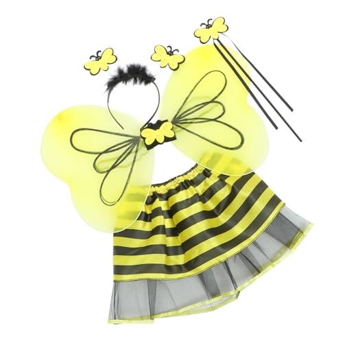 PACKOVE Feenkostüm Set mit Schmetterlingsflügeln Haarschmuck und Tüllrock Leichtes Polyester Angenehm und Langlebig für Bühnenauftritte Geburtstagsfeiern und Verkleidungen PACKOVE Feenkostüm Set mit Schmetterlingsflügeln Haarschmuck und Tüllrock Leichtes Polyester Angenehm und Langlebig für Bühnenauftritte Geburtstagsfeiern und Verkleidungen von PACKOVE