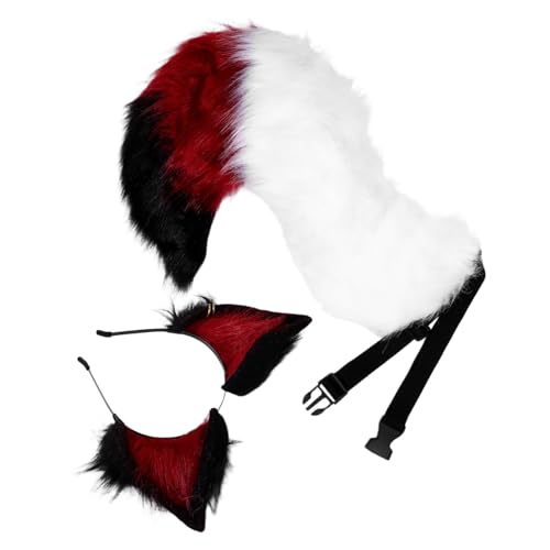 PACKOVE Flauschiges Fuchsohr Kopfband und Realistisches Cosplay-zubehör für Halloween-party Bequemes Tragen Vielseitig Kombinierbar für Kostüm Maskerade-events von PACKOVE