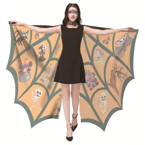 PACKOVE Kostüm Schal Dekor Kap Feenumhang halloween costume halloween kleidung feichtucher neck scarf Kleider Flügel Europäisch und amerikanisch schmücken Mantel rotieren von PACKOVE