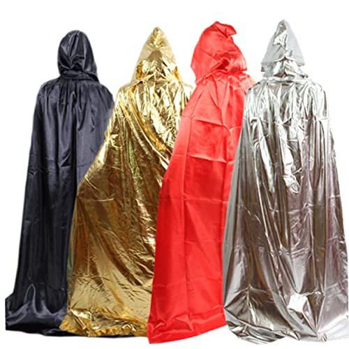 PACKOVE Goldener Unisex Umhang mit Kapuze Ganzkörper Kostüm für Rollenspiele Halloween Weihnachten Verkleidung Auffälliger Kapuzenmantel für Damen und Herren PACKOVE Goldener Unisex Umhang mit Kapuze Ganzkörper Kostüm für Rollenspiele Halloween Weihnachten Verkleidung Auffälliger Kapuzenmantel für Damen und Herren von PACKOVE