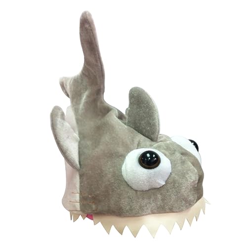 PACKOVE Haifischmütze Für Erwachsene Und Junge Mädchen Lustige Kostümmütze Aus Baumwolle Graue Mütze Für Kostümpartys Und Halloween PACKOVE Haifischmütze Für Erwachsene Und Junge Mädchen Lustige Kostümmütze Aus Baumwolle Graue Mütze Für Kostümpartys Und Halloween von PACKOVE