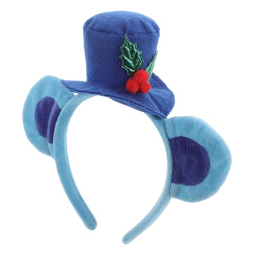 PACKOVE Halloween Bärenohren Haarreif Leichtes Langlebiges Stirnband mit Weichem Flexiblem Material Niedliches Tierohren Kostümzubehör für Halloween Cosplay Party Blau von PACKOVE