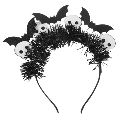 PACKOVE Halloween Cosplay Haarreif Fledermaus Schädel Design Leicht Bequem Kopfschmuck Für Erwachsene Kostümpartys Festliche Stirnbänder PACKOVE Halloween Cosplay Haarreif Fledermaus Schädel Design Leicht Bequem Kopfschmuck Für Erwachsene Kostümpartys Festliche Stirnbänder von PACKOVE