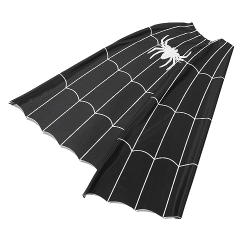 PACKOVE Halloween Damen Umhang mit Spinnenmotiv Langer Cosplay Cape mit Kapuze Stylishes Party Kostüm für Halloween Karneval und Bühnenauftritte Unisex und Dekorativ PACKOVE Halloween Damen Umhang mit Spinnenmotiv Langer Cosplay Cape mit Kapuze Stylishes Party Kostüm für Halloween Karneval und Bühnenauftritte Unisex und Dekorativ von PACKOVE
