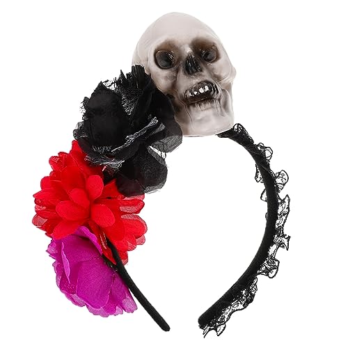 PACKOVE Halloween Haarband mit Rosen und Dekoratives Stirnband für Halloween Feiern Cosplay und Leicht und Bequem für PACKOVE Halloween Haarband mit Rosen und Dekoratives Stirnband für Halloween Feiern Cosplay und Leicht und Bequem für von PACKOVE