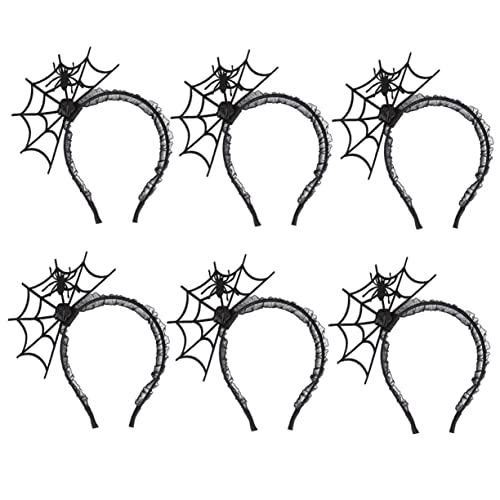 PACKOVE Halloween Haarreifen Spinnenweben Cosplay Haarschmuck für Kostüme und Parties Bequem und Hautfreundlich für Fotoshootings und Festliche Anlässe PACKOVE Halloween Haarreifen Spinnenweben Cosplay Haarschmuck für Kostüme und Parties Bequem und Hautfreundlich für Fotoshootings und Festliche Anlässe von PACKOVE