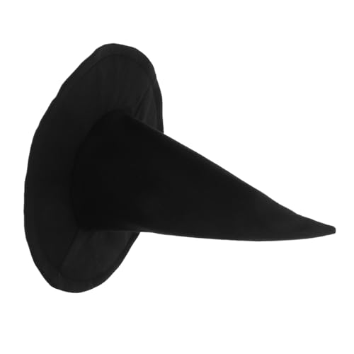 PACKOVE Halloween Hexenhut Damen Schwarz Spitz mit Breiter Krempe Authentischer Witch Look Tragbar für Halloween Party Cosplay Zauberer Kostüm und Dekoration PACKOVE Halloween Hexenhut Damen Schwarz Spitz mit Breiter Krempe Authentischer Witch Look Tragbar für Halloween Party Cosplay Zauberer Kostüm und Dekoration von PACKOVE