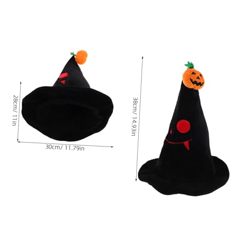 PACKOVE Halloween Hexenhut mit Großem Saum Spitzes Fantasy-hut Kostüm-accessoire für Erwachsene und Vielseitig für Halloween-partys Bühnenauftritte und Themenfotoshootings von PACKOVE