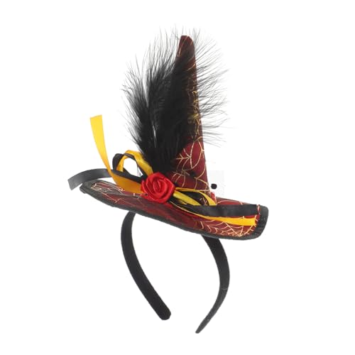 PACKOVE Halloween Kopfbedeckung mit Hexenhut Unisex Haarreif für Karneval und Halloween Feiern Kreative und Bequeme Kostümaccessoires für Erwachsene PACKOVE Halloween Kopfbedeckung mit Hexenhut Unisex Haarreif für Karneval und Halloween Feiern Kreative und Bequeme Kostümaccessoires für Erwachsene von PACKOVE