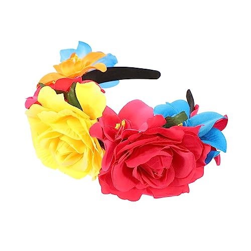 PACKOVE Halloween Rosen Haarband mit Künstlichen Blüten Kopfbedeckung für Partys Hochzeiten und Kostüme für Halloween Feiern und Festliche Anlässe PACKOVE Halloween Rosen Haarband mit Künstlichen Blüten Kopfbedeckung für Partys Hochzeiten und Kostüme für Halloween Feiern und Festliche Anlässe von PACKOVE