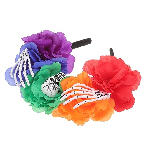 PACKOVE Halloween Stirnband Schädel Haarreif mit Bunten Farben Einzigartiges Party Halloween Accessoire für Erwachsene Komfortabel und Langlebig für Festliche Kostüme und Feiern PACKOVE Halloween Stirnband Schädel Haarreif mit Bunten Farben Einzigartiges Party Halloween Accessoire für Erwachsene Komfortabel und Langlebig für Festliche Kostüme und Feiern von PACKOVE