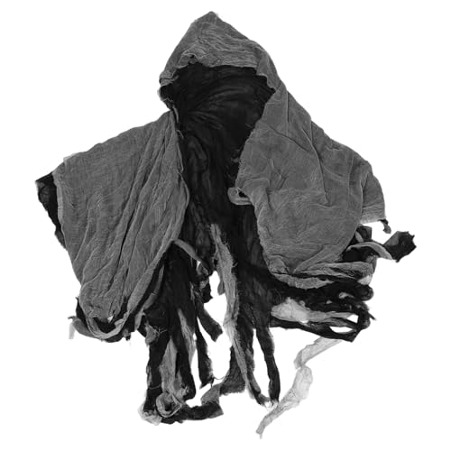 PACKOVE Halloween Todessense Umhang mit Kapuze für Erwachsene Atmungsaktives Geisterkostüm Einfach Anzuziehen für Cosplay Bühnenauftritte und Partydekorationen PACKOVE Halloween Todessense Umhang mit Kapuze für Erwachsene Atmungsaktives Geisterkostüm Einfach Anzuziehen für Cosplay Bühnenauftritte und Partydekorationen von PACKOVE