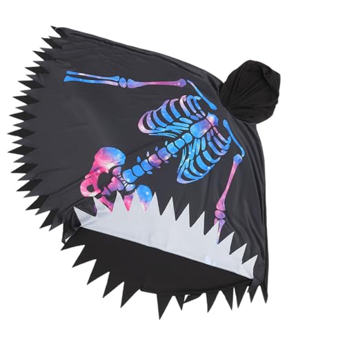 PACKOVE Halloween Umhang Skeletthoodie Kostüm Cape für Karneval Cosplay Maskerade und Partys Leicht und Accessoire für Gruselige Anlässe PACKOVE Halloween Umhang Skeletthoodie Kostüm Cape für Karneval Cosplay Maskerade und Partys Leicht und Accessoire für Gruselige Anlässe von PACKOVE