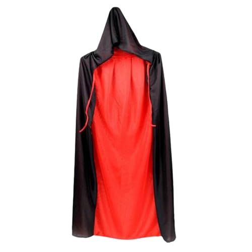 PACKOVE Halloween Umhang mit Doppelter Layer für Cosplay Partys Vampir Umhang für Männer Frauen Halloween von PACKOVE
