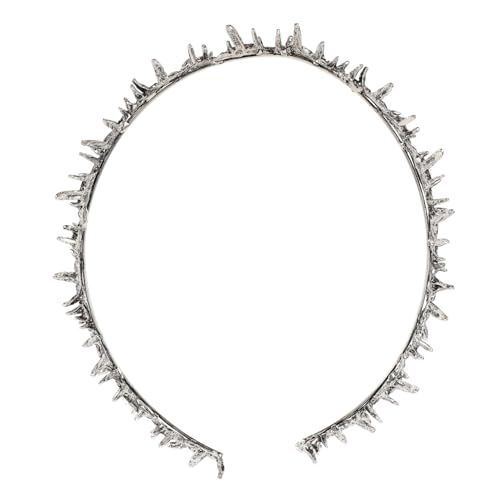 PACKOVE Handgefertigtes Gothic Dornenkrone Haaraccessoire Silber für Frauen Halloween Cosplay Party Vielseitiges Königin Kopfschmuck Kostüm Dekoration PACKOVE Handgefertigtes Gothic Dornenkrone Haaraccessoire Silber für Frauen Halloween Cosplay Party Vielseitiges Königin Kopfschmuck Kostüm Dekoration von PACKOVE