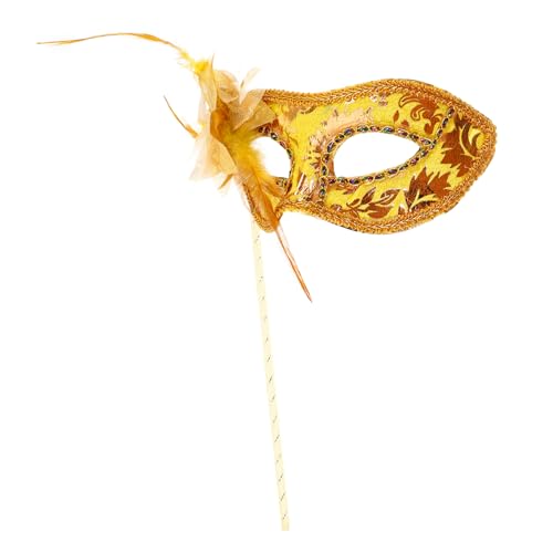 PACKOVE Handheld Maske für Karneval und Kostüm Events Leichte Damen und Herrenmaske für Maskenball Cosplay Halloween und Partys PACKOVE Handheld Maske für Karneval und Kostüm Events Leichte Damen und Herrenmaske für Maskenball Cosplay Halloween und Partys von PACKOVE