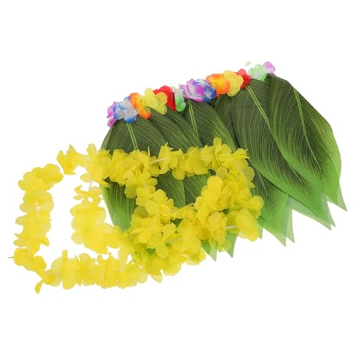 PACKOVE Hawaiian Party Kostüm Damen mit Luau Blumenkranz Tropischer Grasrock und Bunte Sommer Strandkleidung für Hawaii Mottoparty und Beach Events PACKOVE Hawaiian Party Kostüm Damen mit Luau Blumenkranz Tropischer Grasrock und Bunte Sommer Strandkleidung für Hawaii Mottoparty und Beach Events von PACKOVE