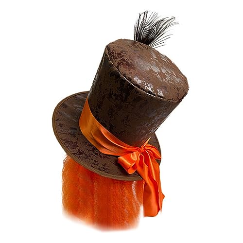 PACKOVE Hut mit Pfauenfedern Cosplay Party Hut für Männer Festlicher Verkleidungshut Langlebig und Auffällig für Karneval Halloween und Kostümwettbewerbe PACKOVE Hut mit Pfauenfedern Cosplay Party Hut für Männer Festlicher Verkleidungshut Langlebig und Auffällig für Karneval Halloween und Kostümwettbewerbe von PACKOVE