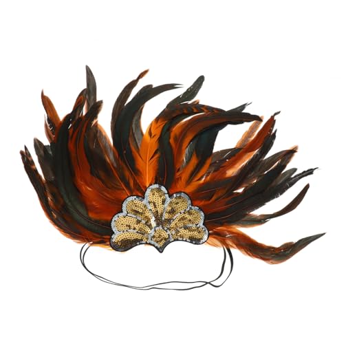 PACKOVE Indian Plume Headband mit Bunten Federn Auffälliges Kostüm Accessoire für Halloween Cosplay Karneval Unisex Stirnband für Damen und Herren Leicht Wiederverwendbar Einzigartiges PACKOVE Indian Plume Headband mit Bunten Federn Auffälliges Kostüm Accessoire für Halloween Cosplay Karneval Unisex Stirnband für Damen und Herren Leicht Wiederverwendbar Einzigartiges von PACKOVE