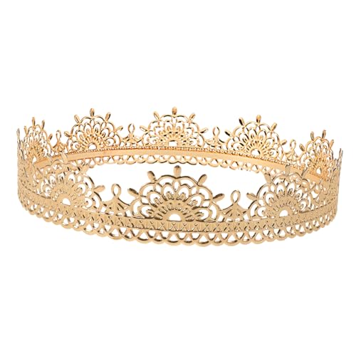 PACKOVE Königskrone Herren Leichtes Stirnband Vintage Krone für Cosplay Kostüm König Geburtstagsfeier Ritter Krone Haarreif Elegant und Bequem für Festliche Anlässe von PACKOVE