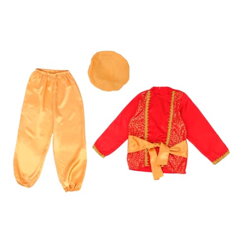 PACKOVE Kostüm Arabischer Outfit für Halloween Geburtstagsfeiern Komplettes mit Zubehör Leicht und Atmungsaktiv für Komfort für Schulaufführungen und Kostümpartys PACKOVE Kostüm Arabischer Outfit für Halloween Geburtstagsfeiern Komplettes mit Zubehör Leicht und Atmungsaktiv für Komfort für Schulaufführungen und Kostümpartys von PACKOVE