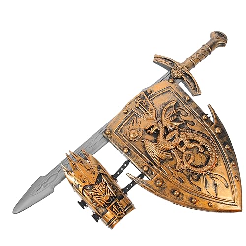 PACKOVE Kostümset Teilig mit und Schild Leichtes Langlebiges Cosplay für Jungen Rollenspiel Zubehör für Halloween Bühnenauftritte Kostüm und Faschingspartys PACKOVE Kostümset Teilig mit und Schild Leichtes Langlebiges Cosplay für Jungen Rollenspiel Zubehör für Halloween Bühnenauftritte Kostüm und Faschingspartys von PACKOVE