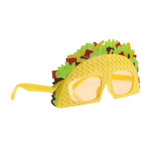 PACKOVE Kreative Sandwich Sonnenbrille Lustige Partybrille Humorvolle Kostümaccessoires für Fotoautomaten Leichte Bequeme Brille für Erwachsene Einzigartiges Design von PACKOVE