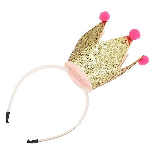 PACKOVE Krone Haarreif für Mädchen Glitzerndes Headband mit Pompons für Geburtstagsfeiern und Feste Süßes und Modisches Haaraccessoire für Alltag und Besondere Anlässe PACKOVE Krone Haarreif für Mädchen Glitzerndes Headband mit Pompons für Geburtstagsfeiern und Feste Süßes und Modisches Haaraccessoire für Alltag und Besondere Anlässe von PACKOVE