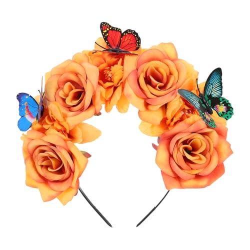 PACKOVE Künstlicher Blumenkopfschmuck Künstliche Simulierte Kleine Mädchenblumen Dekorationen Halloween Stirnband Schmetterlings Stirnband Für Frauen Halloween Kopfbedeckungen Für PACKOVE Künstlicher Blumenkopfschmuck Künstliche Simulierte Kleine Mädchenblumen Dekorationen Halloween Stirnband Schmetterlings Stirnband Für Frauen Halloween Kopfbedeckungen Für von PACKOVE