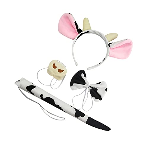 PACKOVE Kuh Kostümset für Realistische Tierkopfbedeckung für Halloween und Kostümpartys Plüschmaterial für Rollenspiele und Bühnenaufführungen PACKOVE Kuh Kostümset für Realistische Tierkopfbedeckung für Halloween und Kostümpartys Plüschmaterial für Rollenspiele und Bühnenaufführungen von PACKOVE