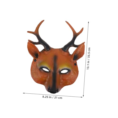 PACKOVE Leichte Maske Cosplay Tierkostüm Halloween Party Requisite Komfortabel Langzeittragbar Für Karneval Maskerade PACKOVE Leichte Maske Cosplay Tierkostüm Halloween Party Requisite Komfortabel Langzeittragbar Für Karneval Maskerade von PACKOVE