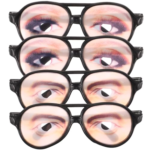PACKOVE Lustige Brille, kreative Brille, Kostüm, lustige Brille, Partybrille, perfekt für Halloween-Partys PACKOVE Lustige Brille, kreative Brille, Kostüm, lustige Brille, Partybrille, perfekt für Halloween-Partys von PACKOVE