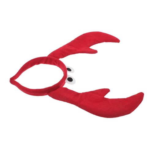 PACKOVE Lustiges Krabben-haarband mit Großen Augen Weiches Lobster-stirnband Kunststoff Bequemes Halloween Cosplay-accessoire für Erwachsene und Vielseitig für Partys und Aufführungen PACKOVE Lustiges Krabben-haarband mit Großen Augen Weiches Lobster-stirnband Kunststoff Bequemes Halloween Cosplay-accessoire für Erwachsene und Vielseitig für Partys und Aufführungen von PACKOVE