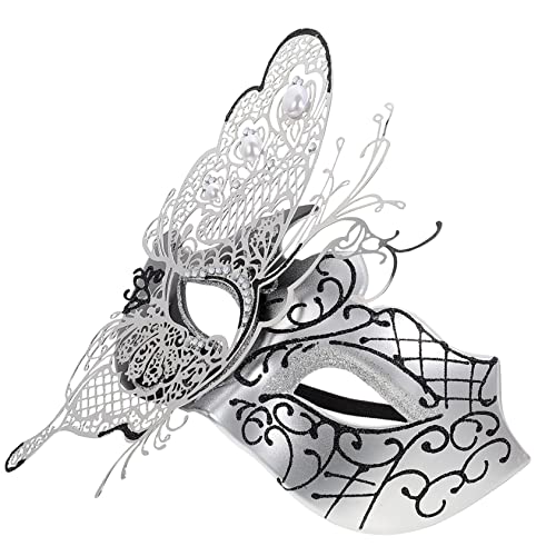 PACKOVE Maske für Maskenball mit Funkelndem Schmetterlingsdesign Damen Party Maske für Halloween Cosplay und Karneval Elastisch und Anpassbar für Festliche Anlässe PACKOVE Maske für Maskenball mit Funkelndem Schmetterlingsdesign Damen Party Maske für Halloween Cosplay und Karneval Elastisch und Anpassbar für Festliche Anlässe von PACKOVE